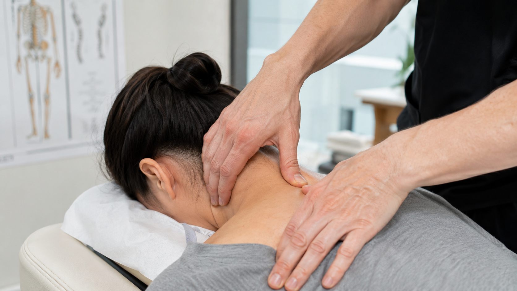 RMT massage for tech neck and shoulder tension in Nepean Ottawa